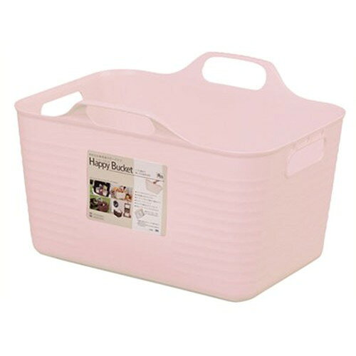 Laundry Storage - 【5セット】 ヒマラヤ化学 ハッピーバケット 角 Sサイズ ピンク MMT50763X5 インテリア(代引不可)