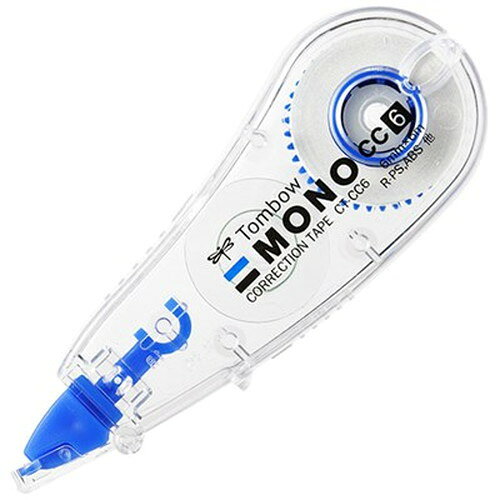 小さくても高性能!MONO品質を凝縮したコンパクト修正テープ。特長密着不良を起こさないよう手ブレを補正する可動式ヘッド付き。最大サイズの8.4幅は、見出しの大きな文字や手書き文字を消すのに最適です。コンパクトサイズですが適度な厚みがあるので、小さくても握りやすく安定した引き心地です。仕様幅6mm×長さ6m/使いきり・縦引きタイプ手ブレ補正ヘッド/開閉式ヘッドカバー付巻き取りボタン付本体:PS樹脂生産国:ベトナムメーカー名：トンボ鉛筆【配送について】こちらはメール便での発送となります。メール便でのお届はポストインです。下記の事項は対応できませんのでご確認ください。■時間指定・到着日指定はできません。■代金引き換えでのお支払いはできません。■お荷物の現在地追跡はできません。※他の商品との同梱不可