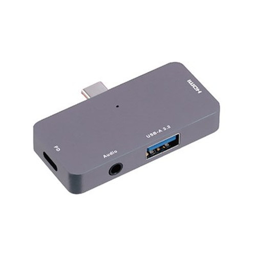 ナカバヤシ Type-Cドッキングステーション 3.5 グレー UD-C02GY パソコン周辺機器(代引不可)【送料無料】