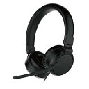 ナカバヤシ 4極 ヘッドセット ブラック MHM-STB36BK パソコン周辺機器(代引不可)