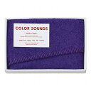 COLOR SOUNDS フェイスタオル パープル 29×75cm B1039555(代引不可)