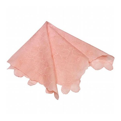 YUMEZAIKU さくら初め 綿レースハンカチ大・小 大約48×45cm、小約32×30cm C6042538(代引不可)【送料無料】 YUMEZAIKU さくら初め 綿レースハンカチ大・小 大約48×45cm、小約32×30cm C6042538(代引不可)【送料無料】