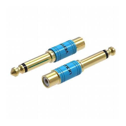 【5セット】 VENTION 6.5mm Male to RCA Female オーディオ アダプター ブルー VD-6722X5(代引不可) 【5セット】 VENTION 6.5mm Male to RCA Female オーディオ アダプター ブルー VD-6722X5(代引不可)
