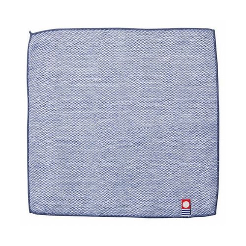 今治ガーゼ&パイル ミニハンカチ ネイビー 約220×220mm 日本製 22554216(代引不可)