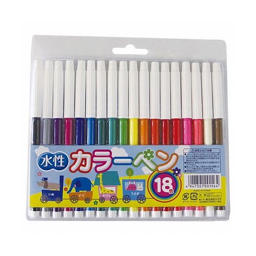 カラーペン18色商品特徴カラーペン18色商品仕様メーカー型番:WZ2013内容物:本体(約φ10×140mm)×18材質:PS生産国:中国箱サイズ:約175×160×10mm箱入重量:約82g梱包形態:台紙付PP袋【代引きについて】こちらの商品は、代引きでの出荷は受け付けておりません。【送料について】北海道、沖縄、離島は送料を頂きます。