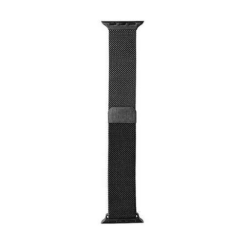 LEPLUS NEXT Apple Watch 42(Series 1,2,3)/44/45/46/49mm 밴드 CORVIN 마그넷 메쉬 메탈 밴드 블랙 LN-AW49B14BK