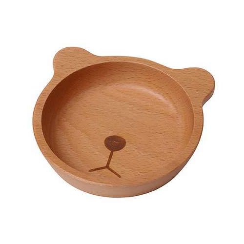 樂天商城 - 【5枚セット】 ヤマコー てまひま工房 アニマル小皿 かわいい動物型の木製プレート animal plate くま yamaco78681X5【送料無料】