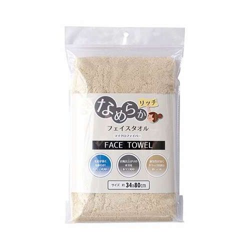 【商品詳細】毛足が長くなめらかでやさしい肌触り。お風呂上りの水分を素早く吸収。通気性が良く快適な使い心地です。【仕様】メーカー型番 : MIC76FNカラー・柄 : ベージュ内容物 : 本体(約340×800mm)×1材質 : パイル部分…ポリエステル80%・ナイロン20%、グランド部分…ポリエステル100%生産国 : 中国箱サイズ : 約300×200×20mm箱入重量 : 約92g梱包形態 : OPP袋【送料について】北海道、沖縄、離島は送料を頂きます。