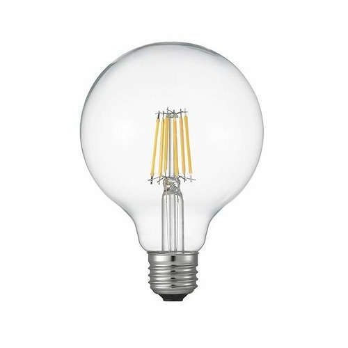 【10個セット】 YAZAWA フィラメントLED 60W G95 ボール形 E26 CL LDG6LG95CX10【送料無料】