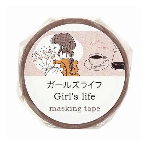 手帳やラッピングに、くすみカラーのときめきをふんわり優しいタッチで描かれた女の子の日常が楽しめるマスキングテープです。ふんわりかわいい女の子たちが手帳やメモのアクセントに。落ち着いた色合いで、大人女性の日常に寄り添うマスキングテープです。1.5cm幅×5m巻で、日常使いにちょうどいいサイズ感。手帳やノート、ラッピングなど幅広い用途で楽しめます。毎日のちょっとしたシーンにときめきを与えてくれるアイテムです。・商品サイズ : 幅1.5cm×5m巻・セット内容 : 本体のみ・重量 : 8g・材質 : 和紙・梱包形態 : 袋入り・生産国 : 日本・保証期間 : 初期不良対応※お使いのモニター設定、お部屋の照明等により実際の商品と色味が異なる場合がございます。※製品一点に対する説明・仕様になります。【代引きについて】こちらの商品は、代引きでの出荷は受け付けておりません。【送料について】北海道、沖縄、離島は送料を頂きます。
