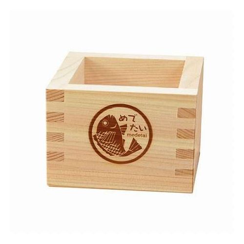 【10個セット】 ヤマコー てまひま工房 ひのき縁起桝(1合桝) ひのきの香りが清々しい冷酒にぴったりの枡 めで鯛 yamaco83838X10(代引不可)【送料無料】