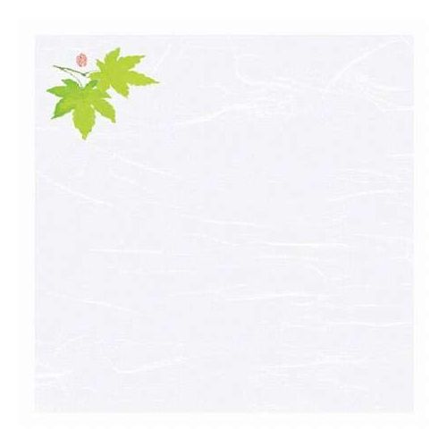 Lunch Mat - 【100枚入×5セット】 ヤマコー 用美 業務用 4寸雲竜敷紙 青もみじyamaco66852X5(代引不可)【送料無料】