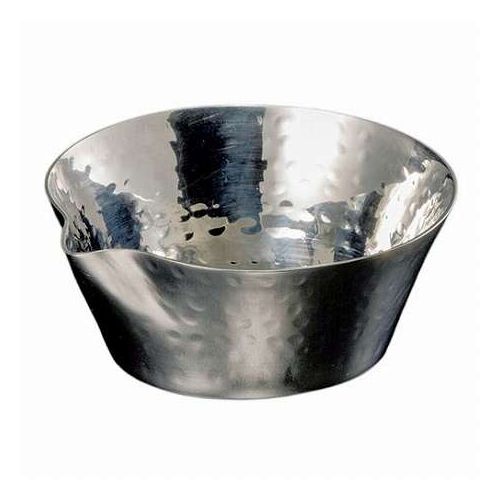 【5個セット】 ヤマコー 用美 業務用 ステンレス槌目 片口(M) yamaco23994X5(代引不可)【送料無料】