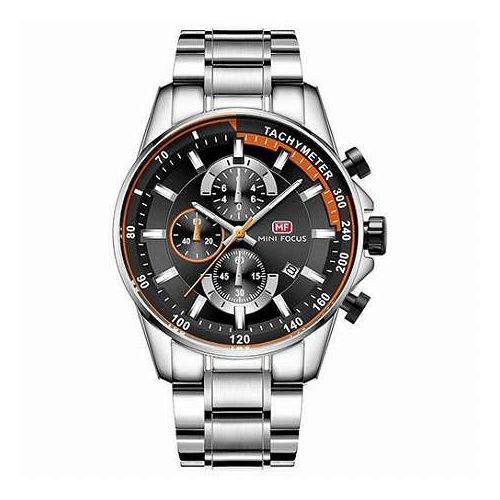 NIXON - MINIFOCUS ミニフォーカス 0218G メンズ 腕時計 クロノグラフ リーズナブルで高品質 シルバー×ブラック MF0218G-03(代引不可)【送料無料】