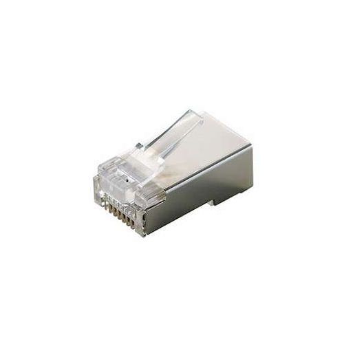■LANケーブルの自作に。Cat5e用のRJ45コネクター10個入りです。■Cat5eの単線ケーブルおよびヨリ線ケーブルの両方に対応しています。■STP(ShieldedTwistedPair)タイプであり、シールドありLANケーブルの成端が可能です。UTP(UnshieldedTwistedPair)タイプのLANケーブルにも使用できます。■サビに強く信号劣化の少ない金メッキピンを採用しています。■適合するカシメ工具は、LD-KKTR、LD-KKTP2、LD-KKTA2です。※別売品■適合ケーブルは、[Cat5e長尺LANケーブル/単線]LD-CT2/BU100/RS、LD-CT2/BU300/RS、LD-CT2/DG100/RS、LD-CT2/DG300/RS、LD-CT2/DR100/RS、LD-CT2/DR300/RS、LD-CT2/LB100/RS、LD-CT2/LB300/RS、LD-CT2/PU100/RS、LD-CT2/PU300/RS、LD-CT2/LG100/RS、LD-CT2/LG300/RS、LD-CT2/WH100/RS、LD-CT2/WH300/RS、[Cat5e長尺LANケーブル/ヨリ線]LD-CT2/BU100YR、LD-CT2/BU300YRです。※別売品■EUの「RoHS指令(電気・電子機器に対する特定有害物質の使用制限)」に適合(10物質)した、環境にやさしい製品です。■自社環境認定基準を1つ以上満たし、『THINKECOLOGY』マークを表示した製品です。■環境保全に取り組み、製品の包装容器が紙・ダンボール・ポリ袋のみで構成されている製品です。■規格:Cat5e(1000BASE-T/100BASE-TX/10BASE-T)■インターフェース:RJ45コネクター■仕様:単線・ヨリ線の両対応■対応ケーブル太さ:約5.1mm■絶縁体外径:約1.0mm■シールド:○(STP仕様)■カラー:シルバー■入り数:10個■パッケージ形態:袋+シール■環境配慮事項:EURoHS指令適合(10物質)、THINKECOLOGYマーク【代引きについて】こちらの商品は、代引きでの出荷は受け付けておりません。【送料について】北海道、沖縄、離島は送料を頂きます。