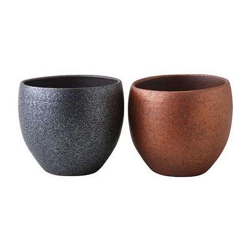 Other - 銅器彩 ロックカップペア φ9.5×8cm C7121069(代引不可)【送料無料】