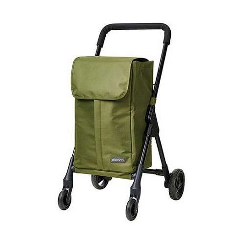 Rakuten - レップ 4輪カート Nオープンフロント 前押し ストッパー機能 少ない負担で運べる カーキ REP-580912【送料無料】