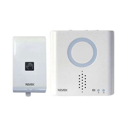 リーベックス 非接触呼び出しチャイムセット 手をかざすとセンサーが感知 受信機が...