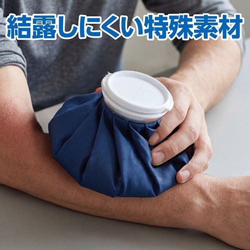 ARTEC スプレー付 氷のう ネイビー 2種類の蓋付 氷のうでもミスト噴射でも瞬間冷却...
