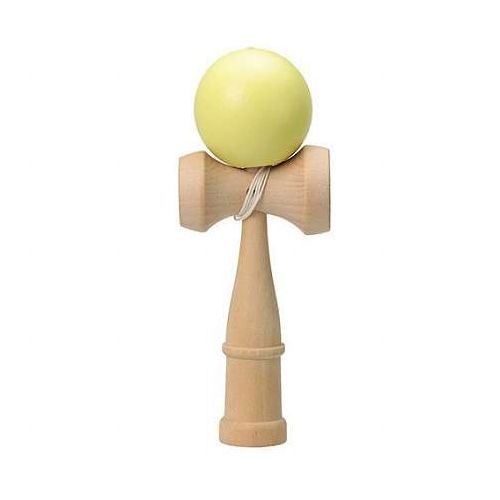 ARTEC カラーけん玉 パステルイエロー 着色済みの皿で狙いを定めやすい パステルカラーでかわいいけん玉 ATC22141 キッズ 子供用品 知育 学習玩具 教材 工作