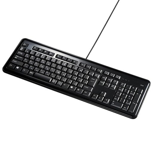 サンワサプライ USBハブ付キーボード SKB-SL21UHBK【送料無料】 サンワサプライ USBハブ付キーボード SKB-SL21UHBK【送料無料】