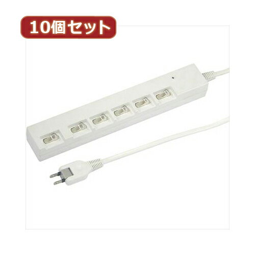 カラー:白'個口数:6'コード長(m):2'最大サージ電圧(V):6000'制限電圧(V):650'定格入力:125V 15A 合計1500Wまで'本体サイズ(mm):W46×H287×D32'本体重量(コード含む)(g):458'パッケージ形態:スライドブリスター'パッケージサイズ (mm):W90×H396×D52'パッケージ重量(パッケージ+本体)(g):518【送料について】北海道、沖縄、離島は送料を頂きます。