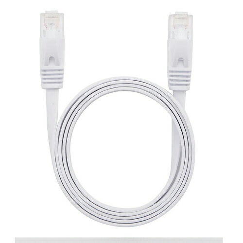 樂天商城 - LANケーブル フラット CAT6 2M 白 AS-CAPC012 パソコン パソコン周辺機器 アッシー