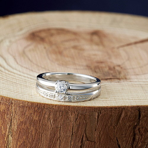 シルバー2連リング 11号 雑貨 ホビー インテリア 雑貨 雑貨品【送料無料】