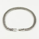 CrazyAngel 6面ダブル 喜平 チェーン ブレスレット 金属アレルギー対応 ステンレス316L 18cm CA-981(代引不可)【メール便配送】【送料無料】(4)