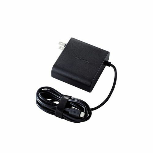エレコム ノートPC用 ACアダプター Type-C PD対応 65W ケーブル一体型 2m ブラック ACDC-PD0465BK 充電 電源(代引不可)【送料無料】 エレコム ノートPC用 ACアダプター Type-C PD対応 65W ケーブル一体型 2m ブラック ACDC-PD0465BK 充電 電源(代引不可)【送料無料】