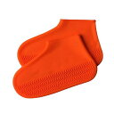 エツミ 防水シューズカバー Sサイズ オレンジ V-82230 梅雨 雨 靴 カバー ケア(代引不可)【メール便配送】【送料無料】