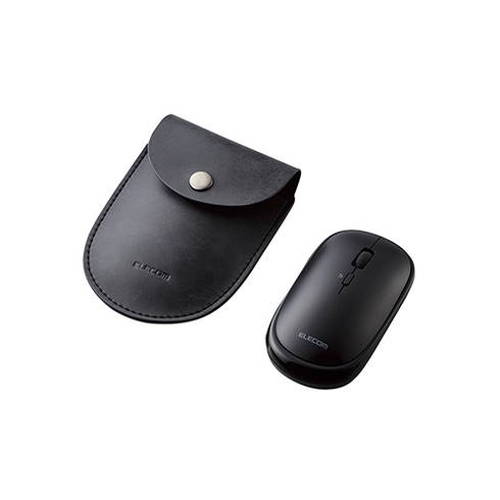 エレコム BlueLEDマウス/薄型/Bluetooth対応/4ボタン/ポーチ付/ブラック M-TM10BBBK(代引不可) エレコム BlueLEDマウス/薄型/Bluetooth対応/4ボタン/ポーチ付/ブラック M-TM10BBBK(代引不可)