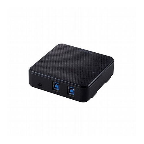 エレコム USB切替器 USB3.0 PC側2ポート 接続機器4ポート 手元スイッチ ブラック U3SW-T2(代引不可)【送料無料】