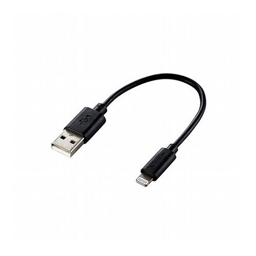 エレコム Lightningケーブル/スタンダード/0.1m/ブラック MPA-UAL01BK(代引不可)【メール便配送】【送料無料】 エレコム Lightningケーブル/スタンダード/0.1m/ブラック MPA-UAL01BK(代引不可)【メール便配送】【送料無料】
