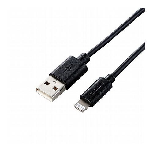 エレコム Lightningケーブル/スタンダード/1.0m/ブラック MPA-UAL10BK(代引不可)【メール便配送】【送料無料】 エレコム Lightningケーブル/スタンダード/1.0m/ブラック MPA-UAL10BK(代引不可)【メール便配送】【送料無料】