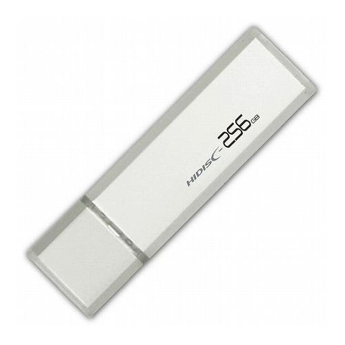 HIDISC USB 3.0 フラッシュドライブ 256GB シルバー キャップ式 HDUF114C256G3(代引不可)【メール便配送】【送料無料】