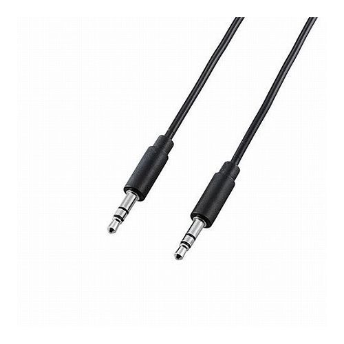 5個セットエレコム AVケーブル/ラジカセ用/3.5φオーディオケーブル/ブラック/1.0m DH-MMRN10X5(代引不..