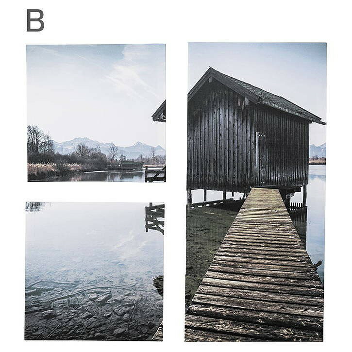 アートパネル 天然木 キャンバス アート デザイン おしゃれ(代引不可)【送料無料】 [2]