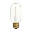 エジソン球 SS 幅4.5×奥行4.5×高さ11 E26/40W(代引不可)【送料無料】
