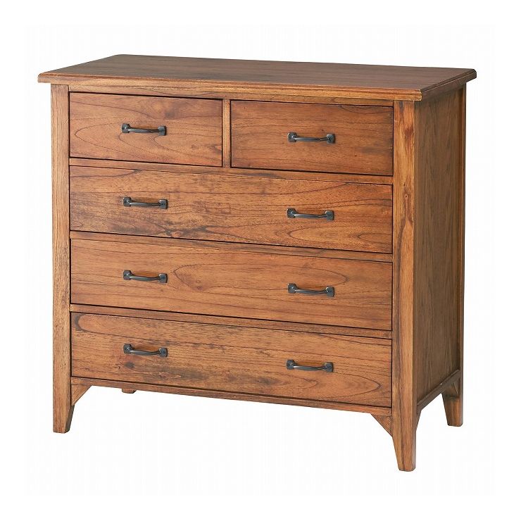 チェスト 幅80×奥行40×高さ75 天然木