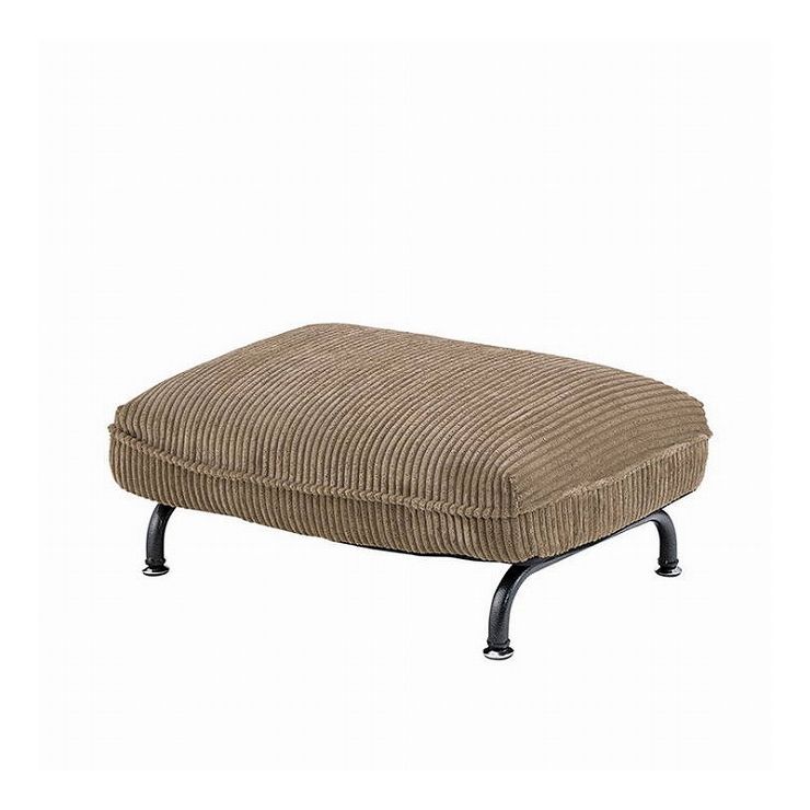 オットマン 幅70×奥行47×高さ30 スチール ハンマートーン仕上げ ポリエステル ベージュ グレー ネイビー(代引不可)【送料無料】