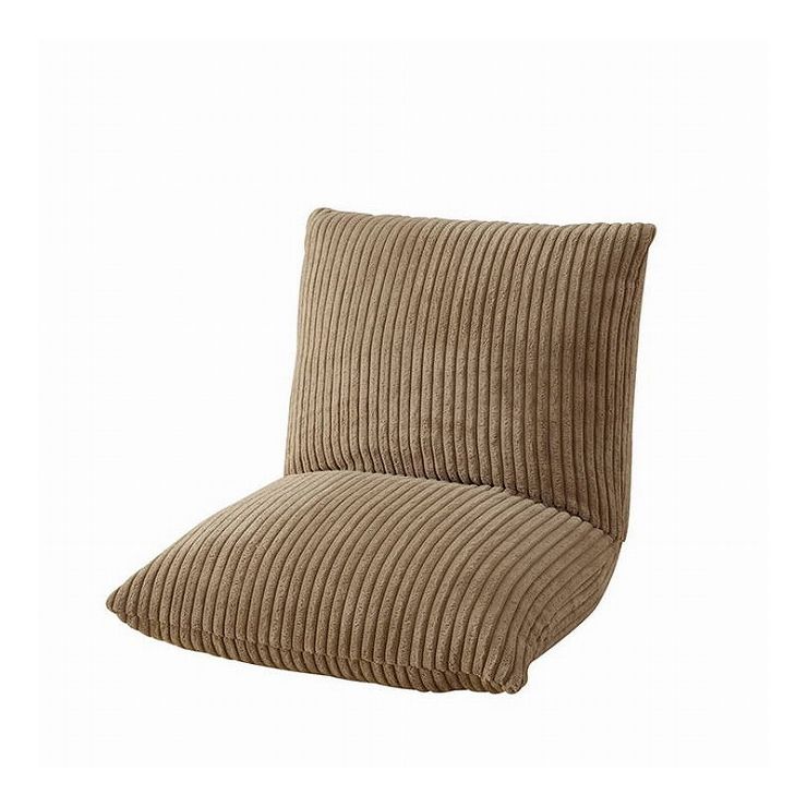 カックンリクライナー 幅38×奥行38-45×高さ36 座面高12 ポリエステル ベージュ グレー ネイビー(代引不可)【送料無料】