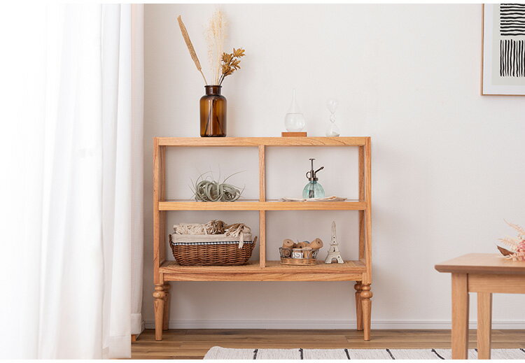 オープンシェルフ PM-513 東谷 収納 棚 シェルフ オープンシェルフ オープン収納 3段 三段 見せる収納 魅せる収納 木製 天然木 ミンディ ラタン 籐 幅80cm 高さ75cm ガラス クリア 透明(代引不可)【送料無料】 3