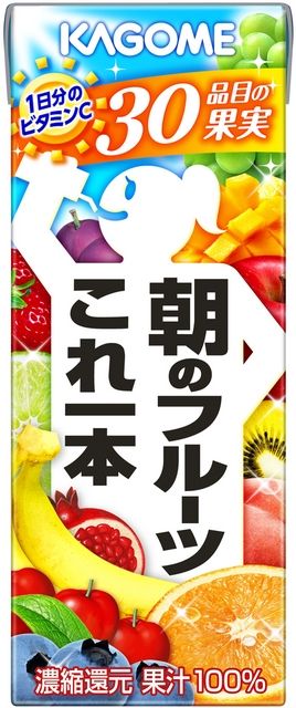 ★★カゴメ 朝のフルーツ これ一本 200ml ※キーワード【kgmisc】 1ケース(代引き不可)【送料無料】