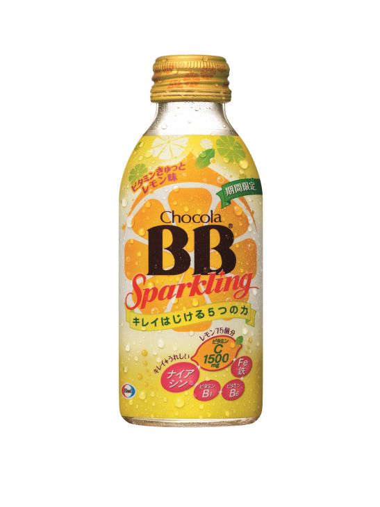 エーザイ チョコラBBスパークリング ビタミンきゅっとレモン味140ml （栄養機能食品（ナイアシン）、炭酸飲料）＜1ケース＞ 1ケース(代引き不可)【送料無料】