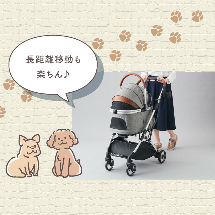 ペットカート クッション 取り外し可能 キャリーバック ドライブバッグ 分離式 折...