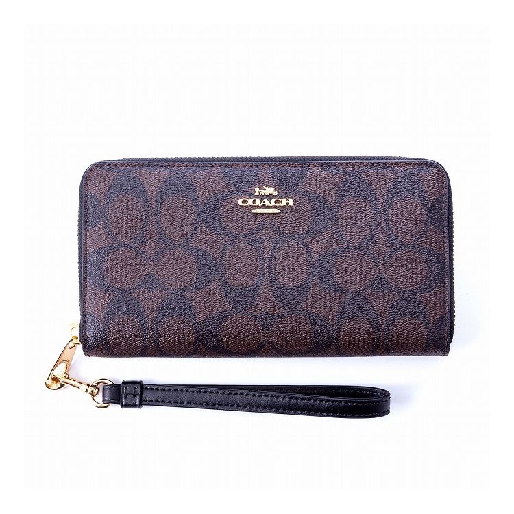 ★新品　COACH　コーチ長財布　サドル 長財布 org.jpg