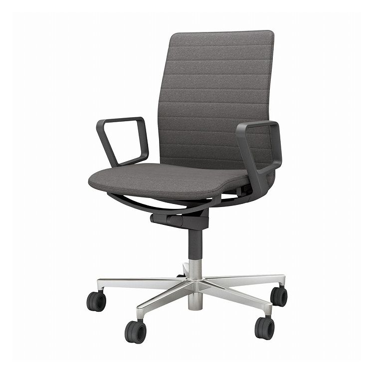 【メーカー直送】 コクヨ オフィスチェア ファブレ 肘付き ダークグレージュ 椅子 リモートワーク 在宅 仕事 勉強 快適 おしゃれ パソコンチェア デスクチェア 会社 子供部屋 C01-P152CU-BM6M63 (代引不可)【送料無料】