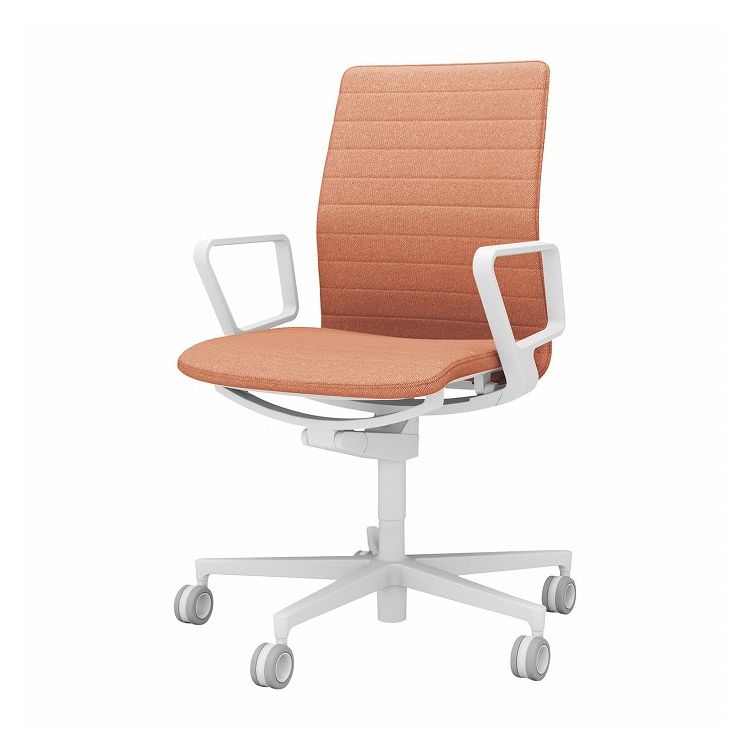 コクヨ オフィスチェア ファブレ 肘付き C01-W152CU-W0Y0Y2 ペールテラコッタ 椅子 リモートワーク 在宅 仕事 勉強 快適 おしゃれ パソコンチェア デスクチェア 会社 子供部屋(代引不可)【送料無料】