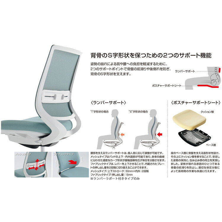【メーカー直送】 コクヨ オフィスチェア 椅子 イス チェア ミトラ2 可動肘 ランバ...